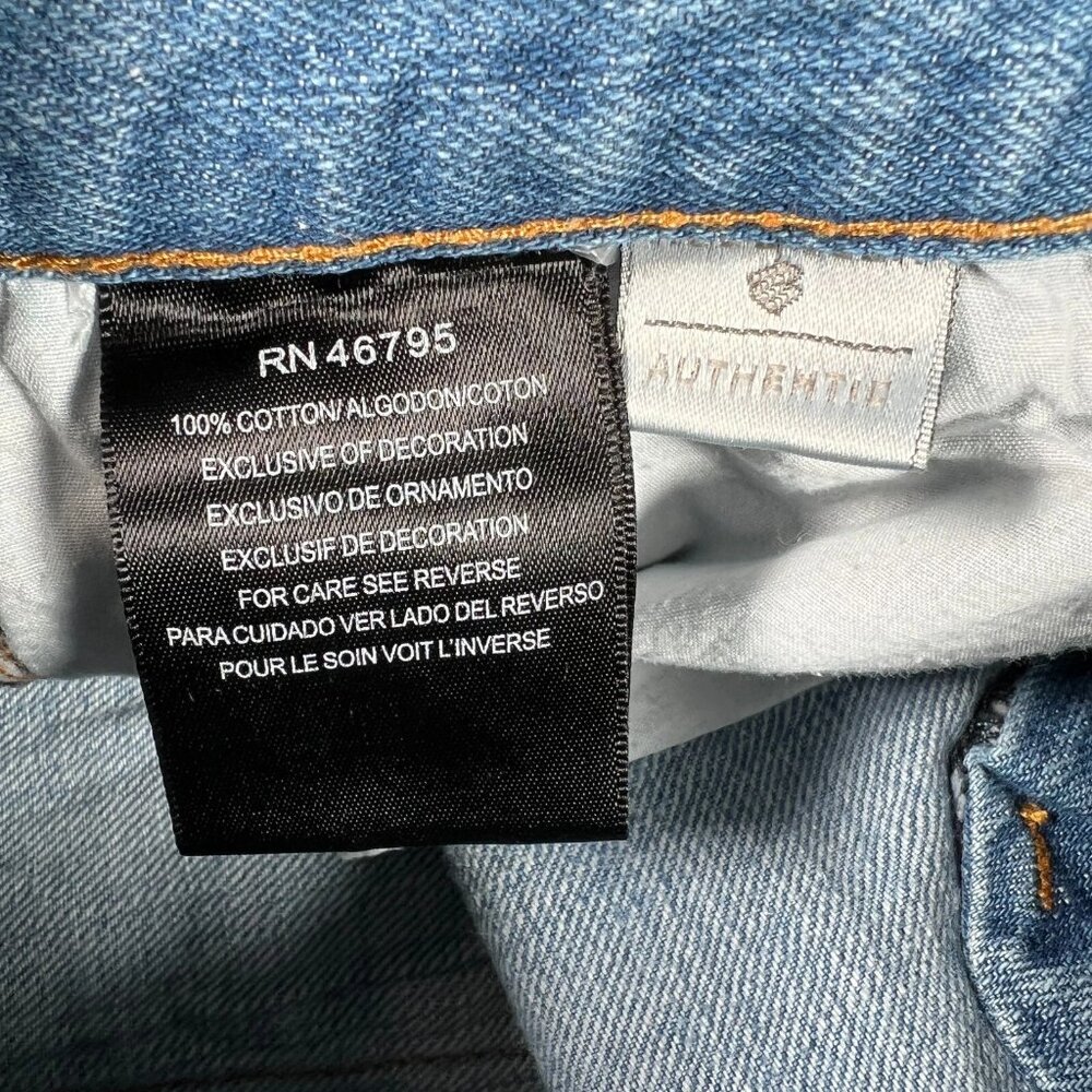VTG Roca Wear Boys Blue Denim Hip Hop Straight Leg Authentic Jean Shorts Size 10 - Picture 10 of 13